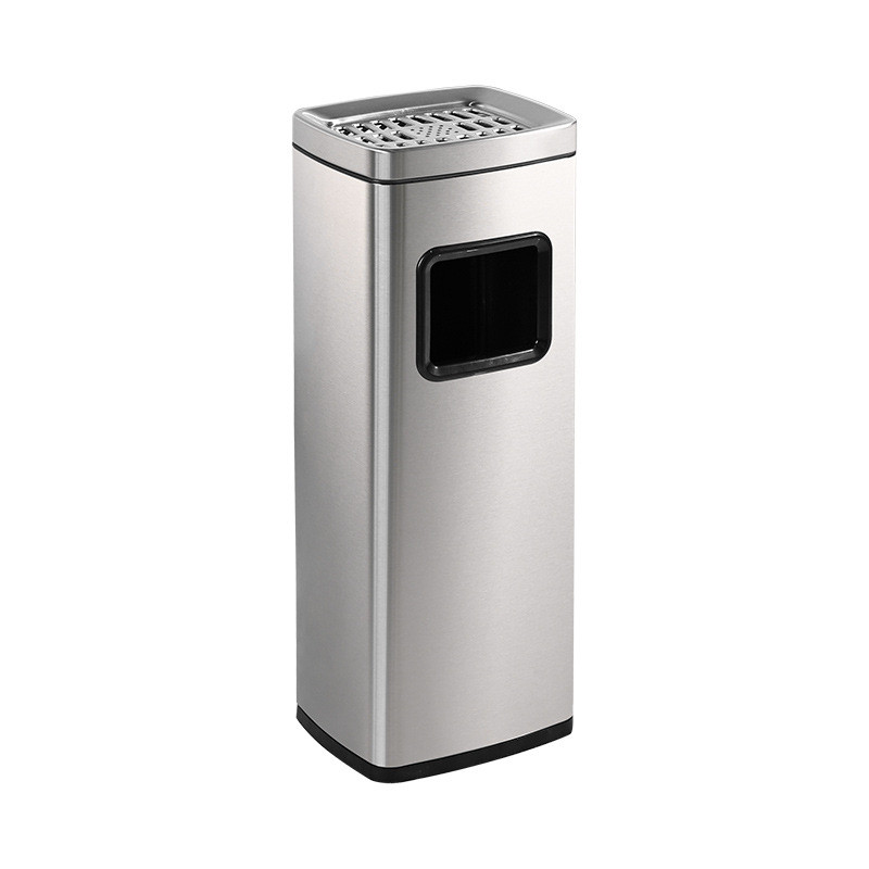 办公楼室内外侧投不锈钢垃圾桶带烟灰缸垃圾桶果皮式走廊垃圾桶