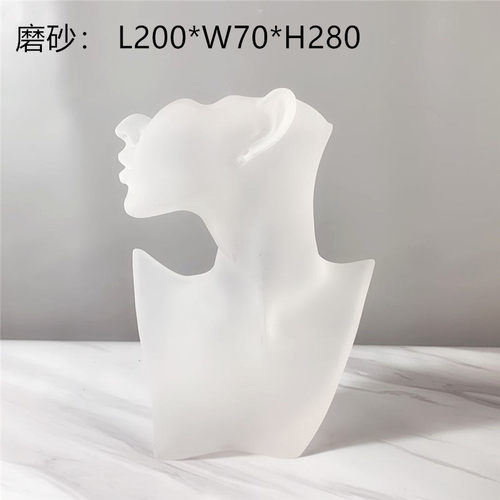 树脂抽象人头摆件首饰展示架珠宝展示道具样板房装饰品陈列