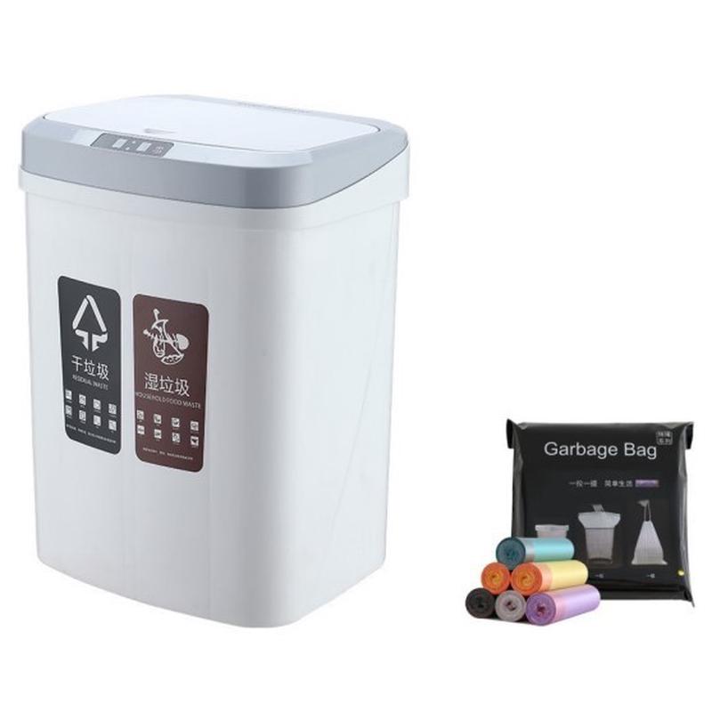 d4q8智能客厅垃圾桶家用大号分类全自动打包干湿分离厨房感应脚踏