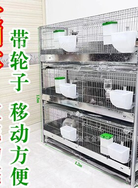 麦宝兔笼大号家用6位养殖子喷尿宠物笼豚鼠笼荷兰猪笼兔笼防