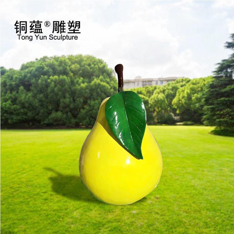 玻璃钢摆件蔬菜水果园林景观装饰品玻璃钢批发仿真水果雕塑厂家