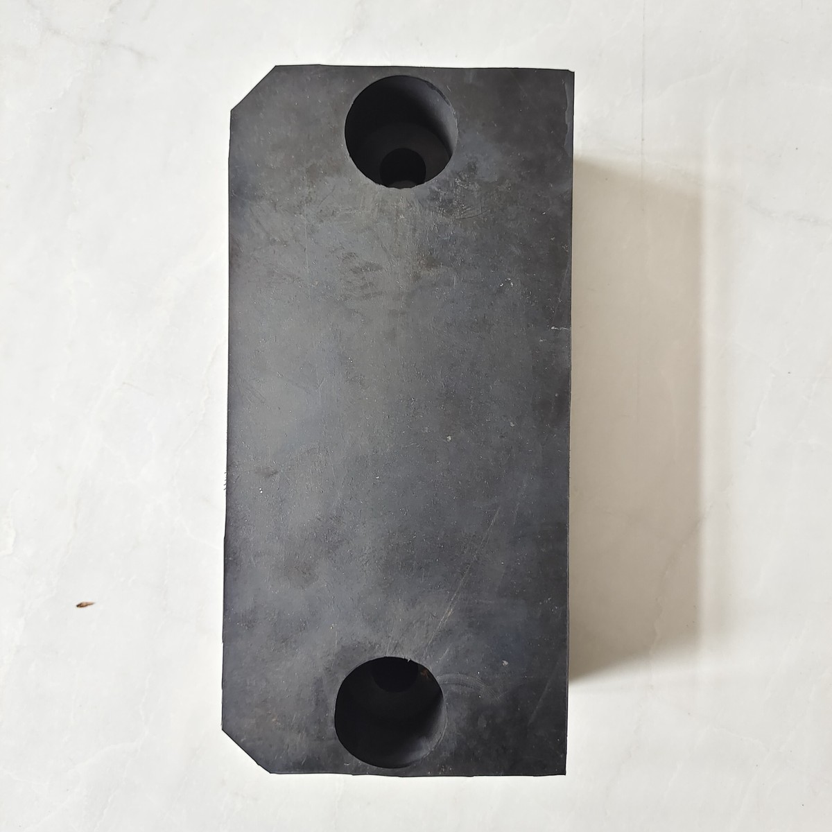 异形减震块橡胶垫块带螺丝孔橡胶块桥梁船用橡胶垫橡胶减震防撞