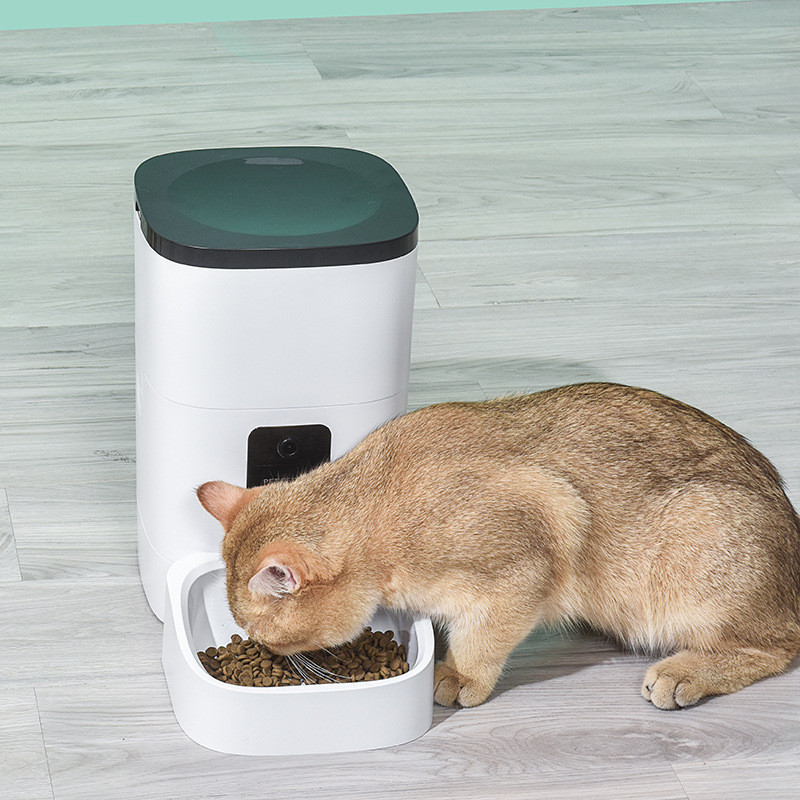 嘟嘟新款4l宠物投食智能按键版猫咪狗狗定时定量喂食器器喂食器