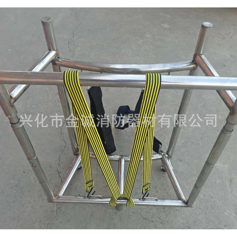 消防水带便携式背架消防员水带背篓背架