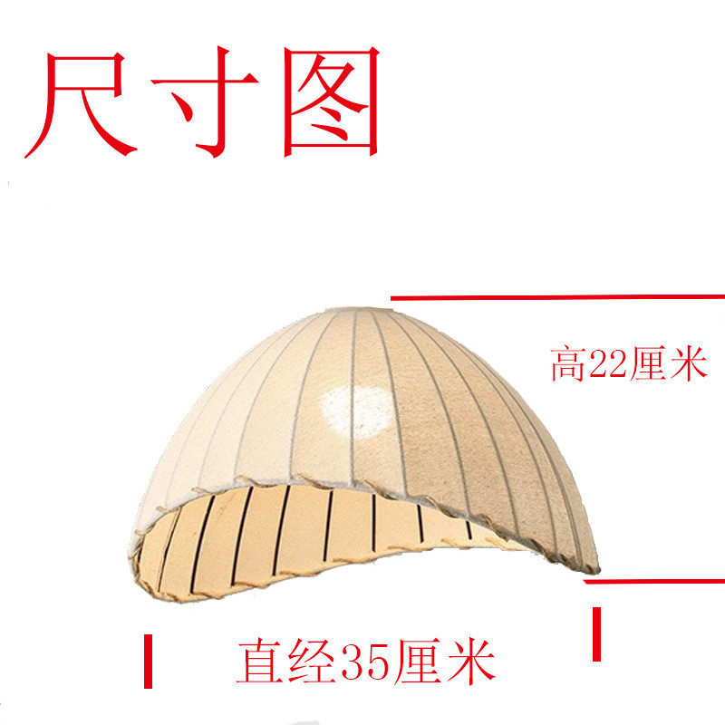 创意个性灯罩复古怀旧灯罩麻布麻绳吊灯餐厅家用吊灯工业风