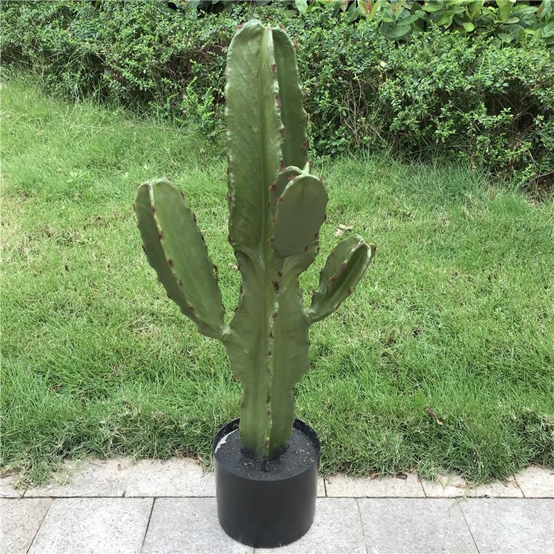 厂家直销北欧ins风仿真芦苇仙人掌仙巴掌虎尾兰过胶假叶家居装饰