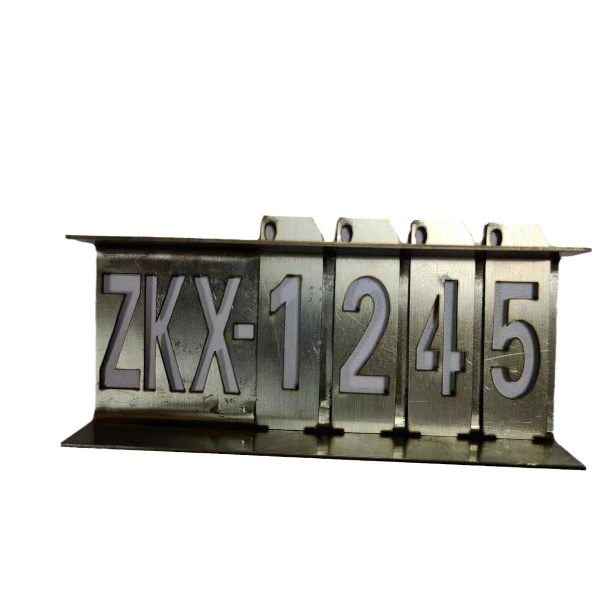 字母喷漆模具 数字排序镂空模板喷漆活动组合号码牌喷码刻空心字