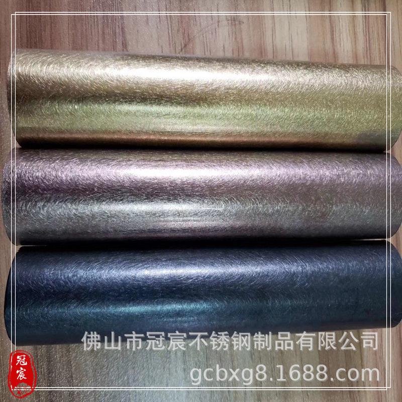 热销不锈钢直纹管,玻璃门拉手用螺纹201防滑管管