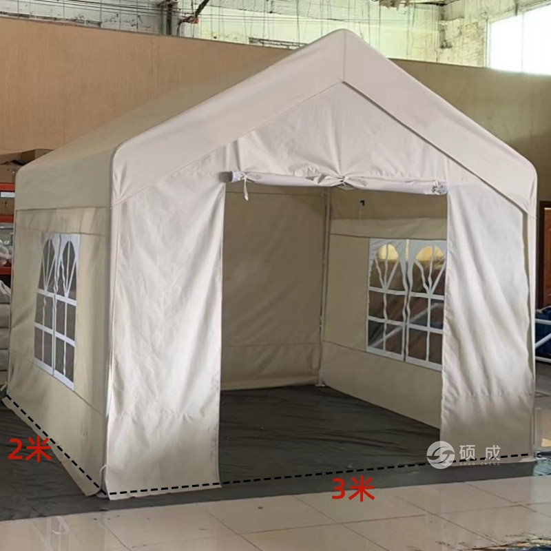 夜市帐篷围布摆摊用四脚篷户外遮阳棚雨棚布透明大伞防雨专用棚子