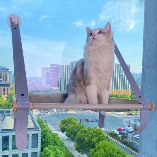 猫吊床猫咪窗户晒太阳挂床阳台一件吸盘式玻璃吊篮床用品猫窝批发