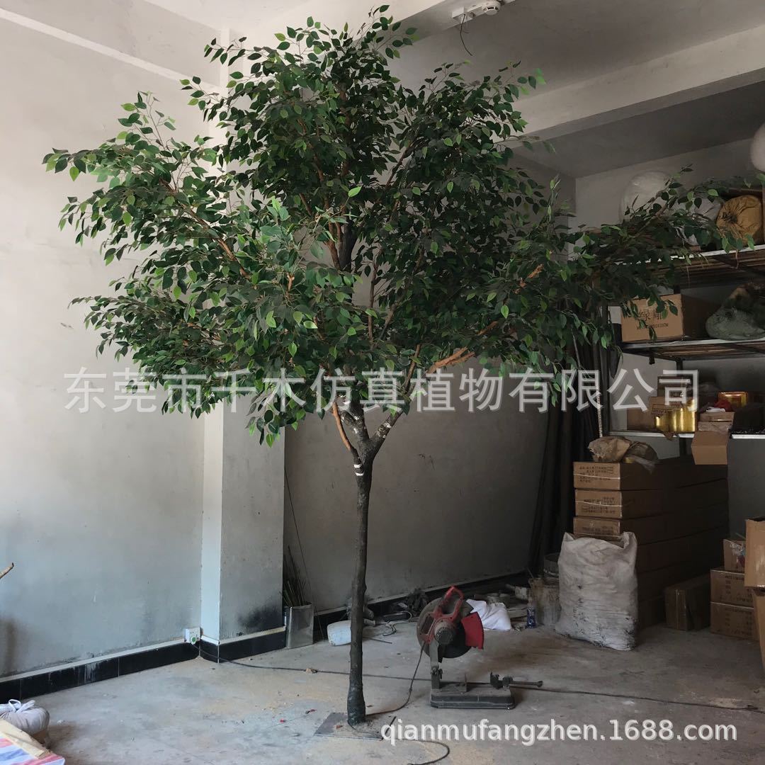 东莞仿真树厂家仿真榕树细藤根须摆件造型榕树异形榕树盆栽景仿真