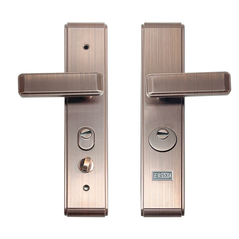 门把手门锁家用通用型防盗门入户锁具门锁面板配件大全大门锁