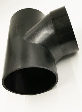 来样定制hdpe虹吸pe管排水管件立检口45度弯头90度弯头p型管y型管