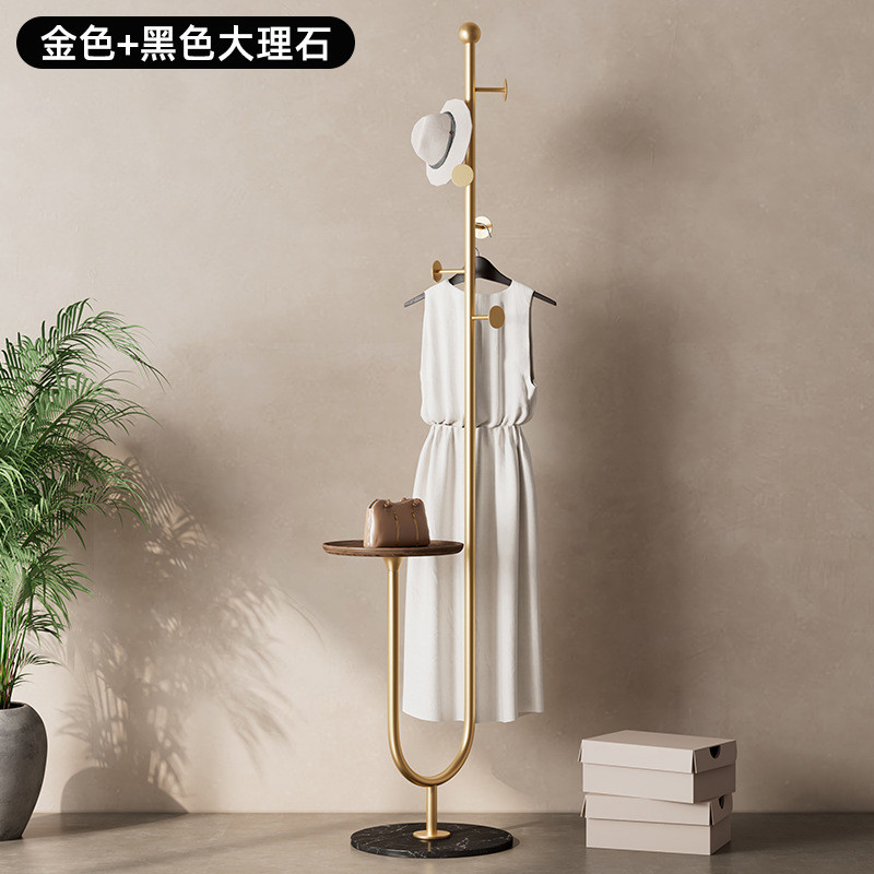 萨克斯衣帽架卧室床边落地式挂衣服架子轻奢现代挂衣架