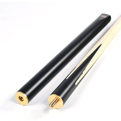 配件八英式中八10mm小头台球杆3/4双节斯诺克球杆公杆台球黑cue