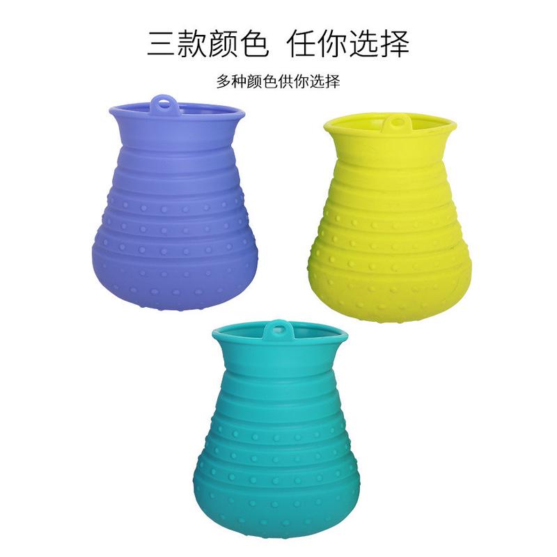 宠物清洁用品狗狗猫咪洗脚杯硅胶洗脚宠物清洗百洁布