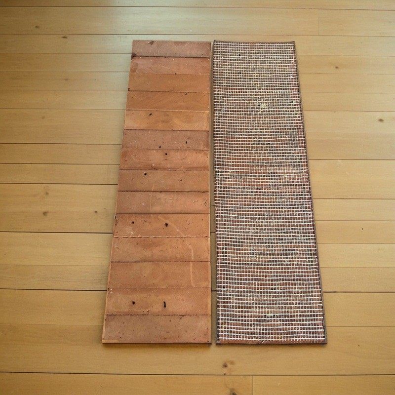 块红色艺术砖马赛克密拼红墙砖复古红砖仿古形象背景墙老红砖切片