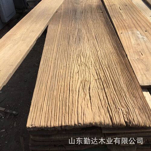 新中式榆木门厂家老榆木卧室简约榆木门板风化旧木板批发地板