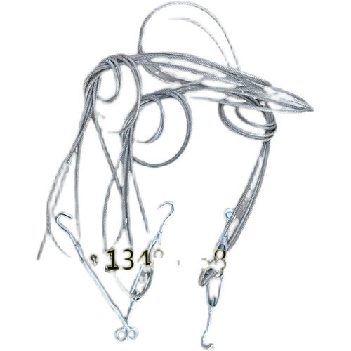 船用救生艇钢丝绳 救生筏用绑带 绑绳配螺丝