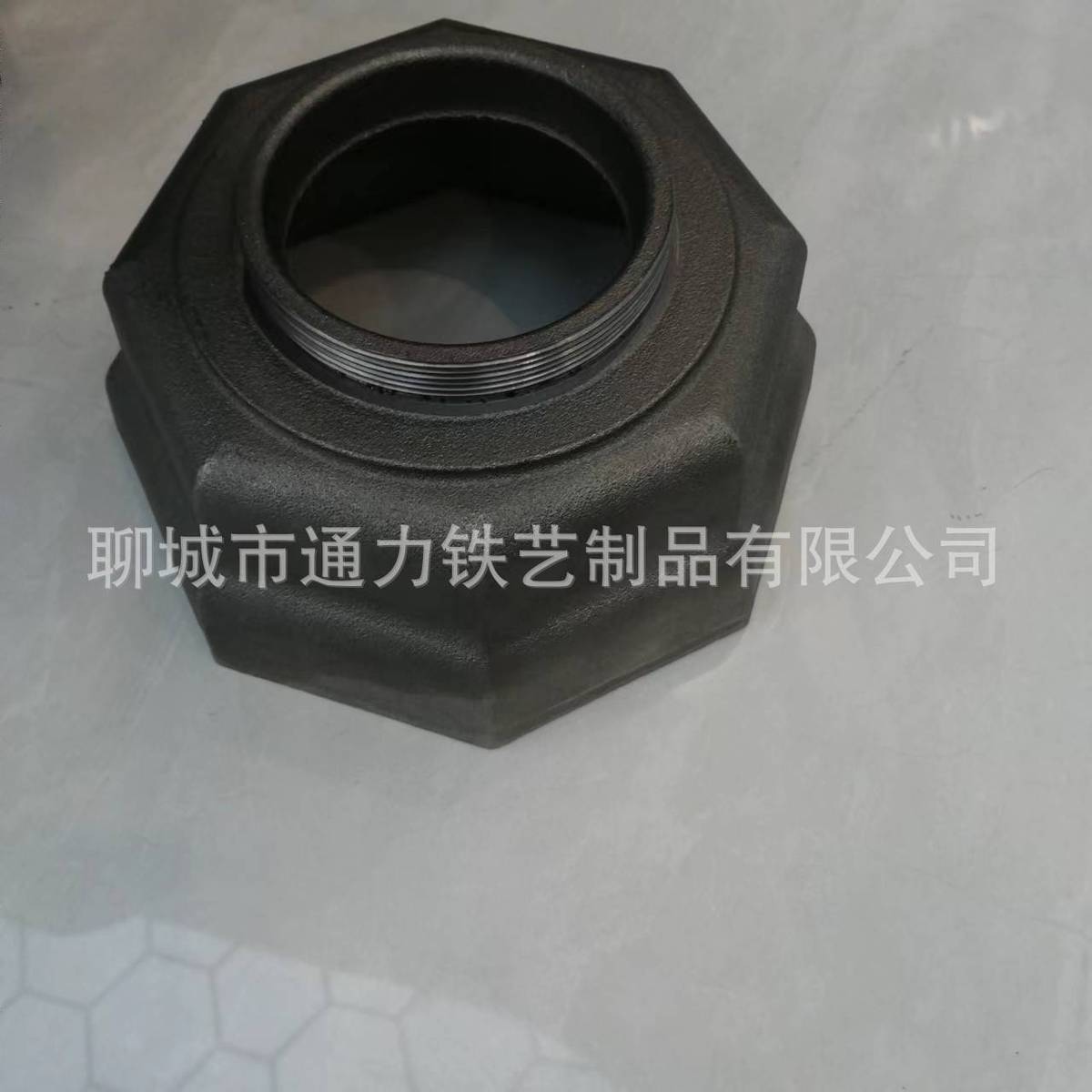 广东佛山河道景观罗马柱防护立柱驻车立柱可栓链条铁艺柱