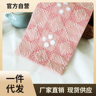 w1tr批发刺子绣茶席材料包热消线布艺小花朵手工迹diy隔热垫