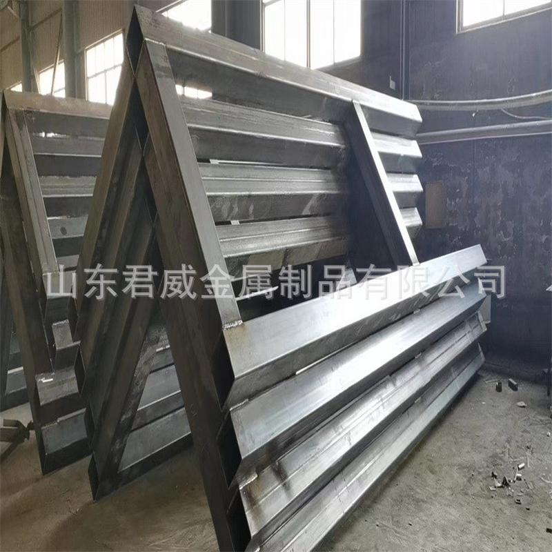 热销源头厂家加工焊接Q355B工字钢H型钢槽钢345B角钢切割钻孔方管