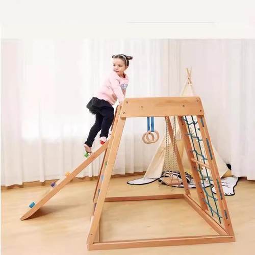 热销攀爬家家儿童室内宝宝架庭小型器材组合滑滑梯架子小型滑梯游