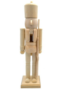 新品38cmdiy胡桃夹子礼品国王士兵摆设创意摆件木偶现货