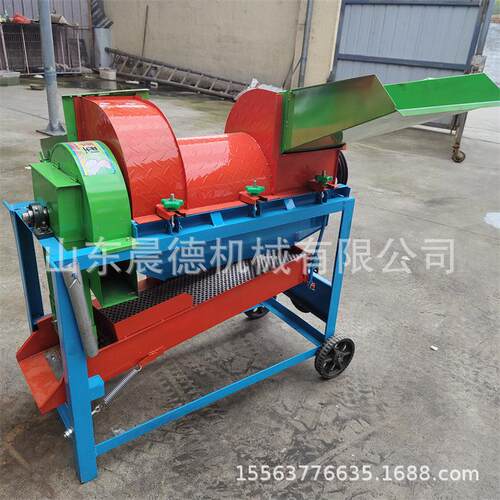 大豆高粱家用玉米脱壳脱棒机小型多功能脱粒机