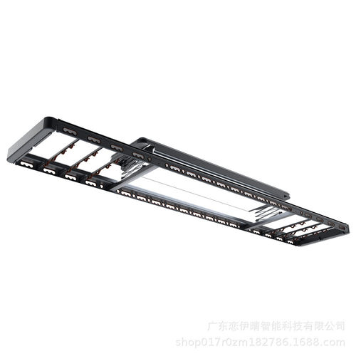 工厂直销电动晾衣架隐形嵌入式智能自动升降阳台伸缩晾衣机新款