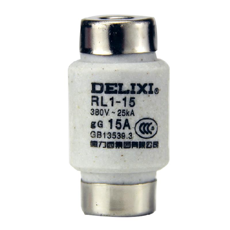 螺旋式熔断器 熔芯 保险丝 RL1-15A 不含底座 2A 4A 6A 8A10A15A