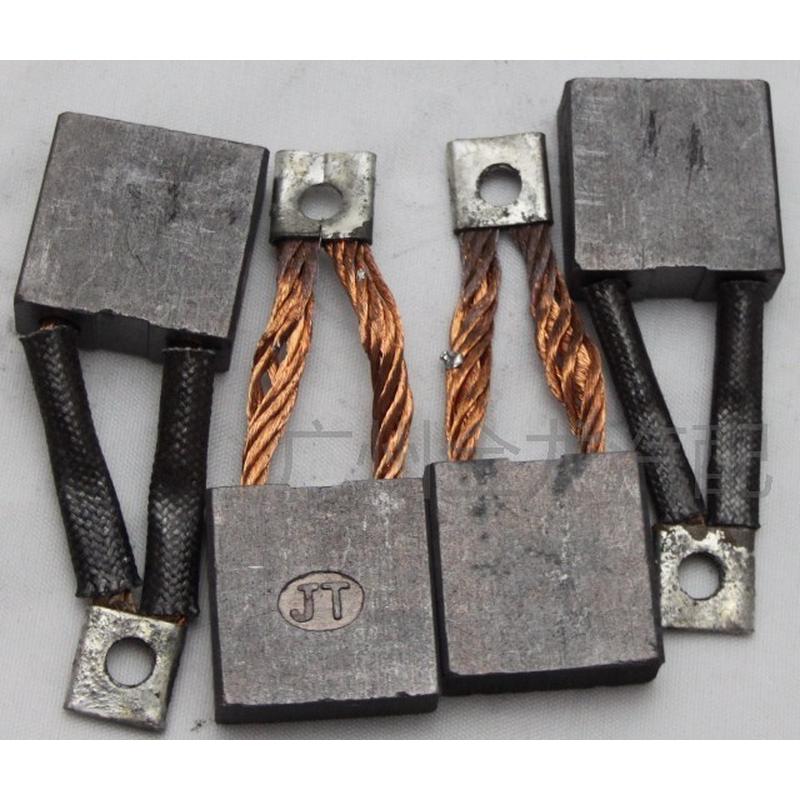 QD285马达起动机碳刷 汽车电机电刷 25X25X10MM 一付4个 双线