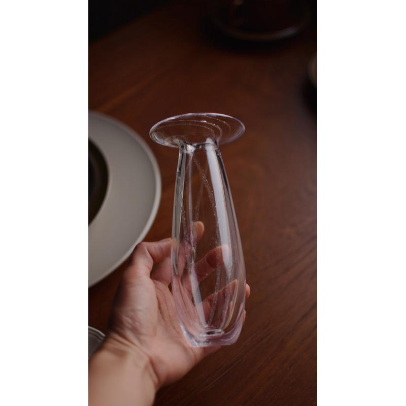 galaxias时光收集高颈大小花瓶水晶玻璃手工吹制花瓶