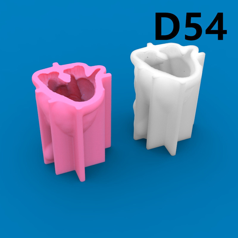 大号坐式大豆蜡烛硅胶模具动物猫蜡硅胶模具猫星人硅胶模具d54