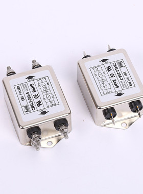 KEILS电源滤波器单相220V交流20ACW4L2-20A-T净化器CW4L2-20A-S