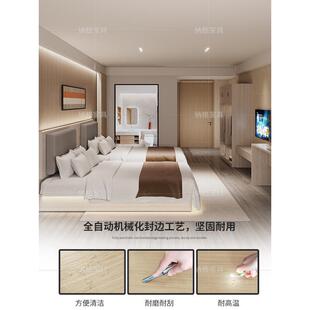 ll酒店家具标间全套宾馆床旅馆单双人大床公寓民宿客房床箱