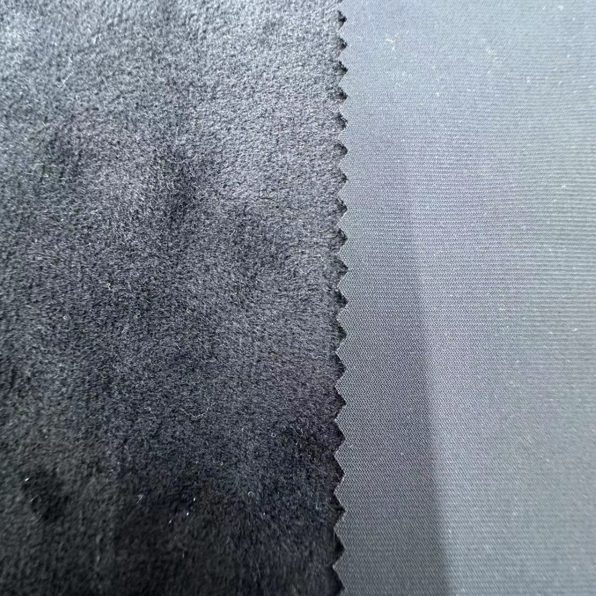 冬季双面面料布瑜伽服锦纶复合涤氨仿超柔高弹拉毛布保暖衣衣服料