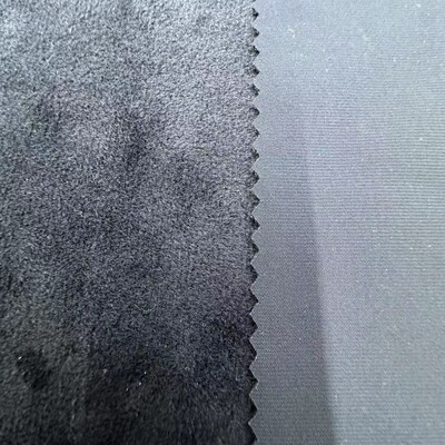 冬季瑜伽服仿布双面锦纶复合涤氨面料超柔高弹拉毛布保暖衣衣服料