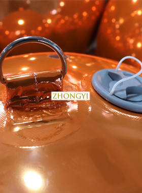 热销橙色充气镜面球pvc双层反场地活动美陈装饰酒吧舞台光球布置