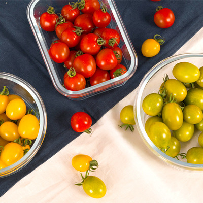 玻璃饭盒可微波炉加热专用的学生上班族食品级带盖餐盒保鲜便当碗