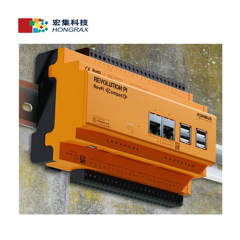 热销工业集kunbus宏树莓派紧凑型控制器 revpi compact（hjpr1002