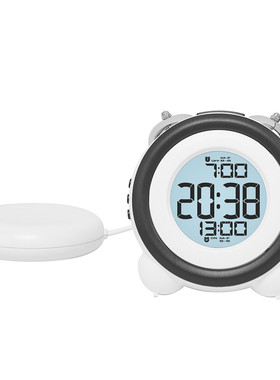 懒人闹钟大铃声闹钟时钟台钟多功能床头震动电子钟新品gh1101