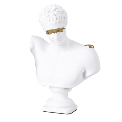 北欧风格彩色人物维纳斯大卫书房家居软装摆件树脂工艺品雕像摆设