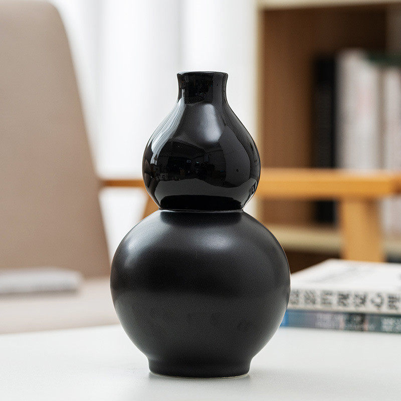 现代简约创意葫芦装饰居家电视柜陶瓷花瓶陶瓷摆件水培栽花容器,家居饰品,装饰摆件,淘宝优惠券,粉丝福利购,淘宝优惠卷