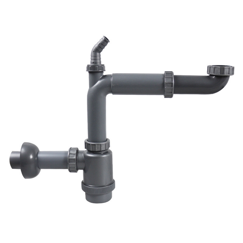 天力厨房预留后置入墙排水管硬管洗菜盆单槽洗碗机接口gn029c006