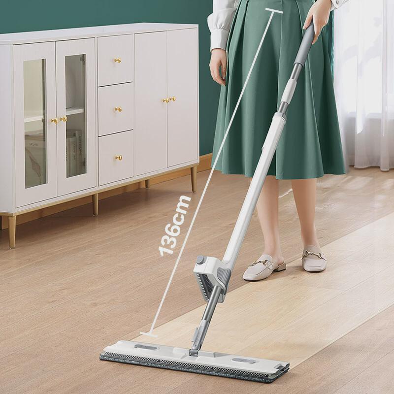 姿艺带梳齿免手洗平板拖把52cmyz-pb08