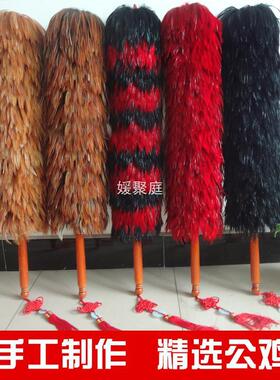 y圎4鸡毛掸子家用车用不掉毛伸缩子可禅结婚用除尘掸扫灰毯子