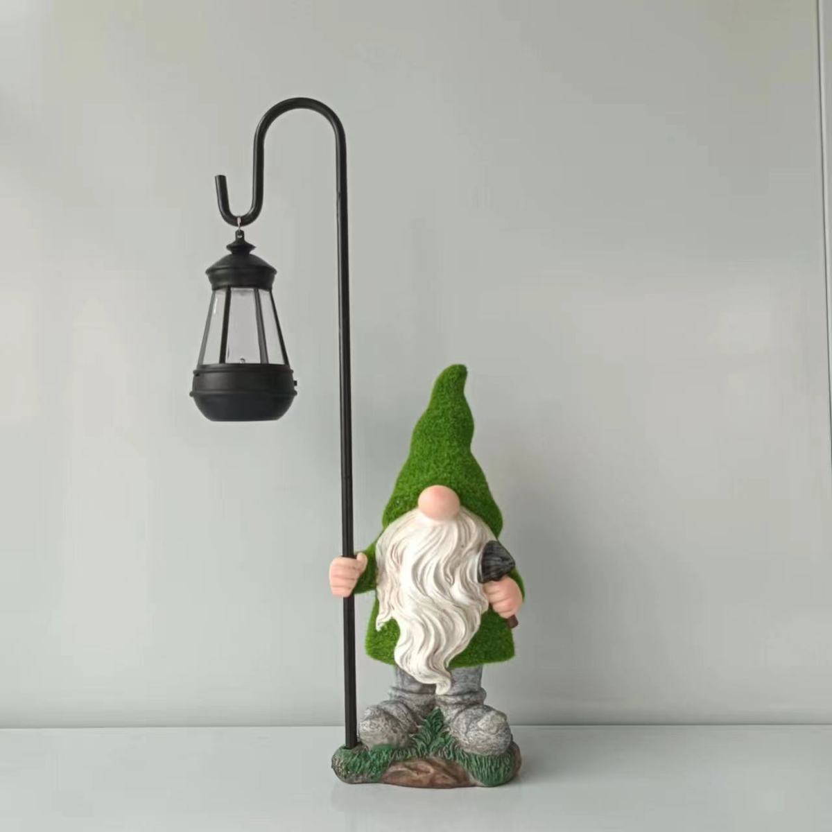 造景户外花园布置创意小矮人精灵太阳能灯装饰摆件庭院简约家