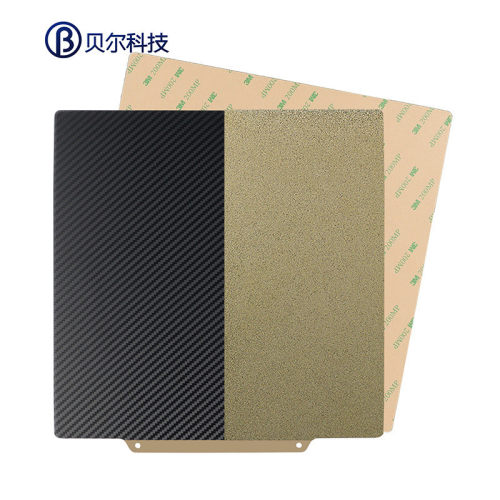 3d打印磁钢床平台pet/pei喷涂弹簧钢平台热贴膜双面打印磁贴pei板