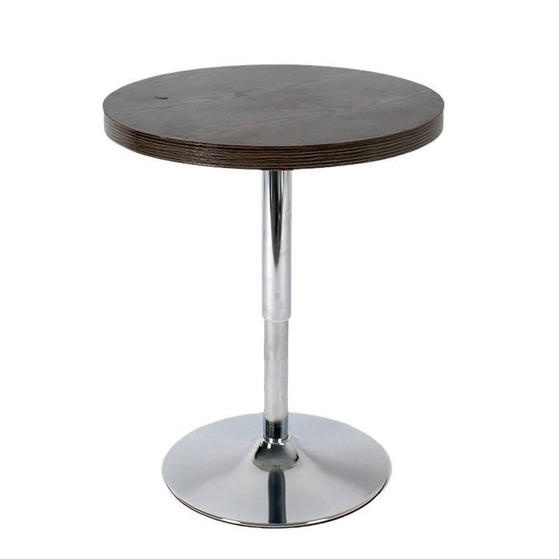 批发圆形喇叭底盘边几桌脚可转动升降底座休闲餐桌支架